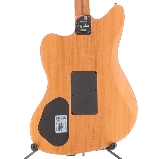 Fender American Acoustasonic Jazzmaster, Arctic White, Ebony Fingerboard (A6) (4861A)