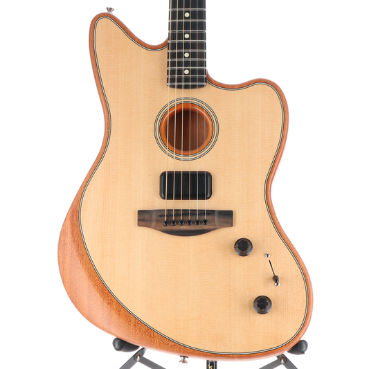 Fender American Acoustasonic Jazzmaster, Natural, Ebony Fingerboard (W6) (8431A)