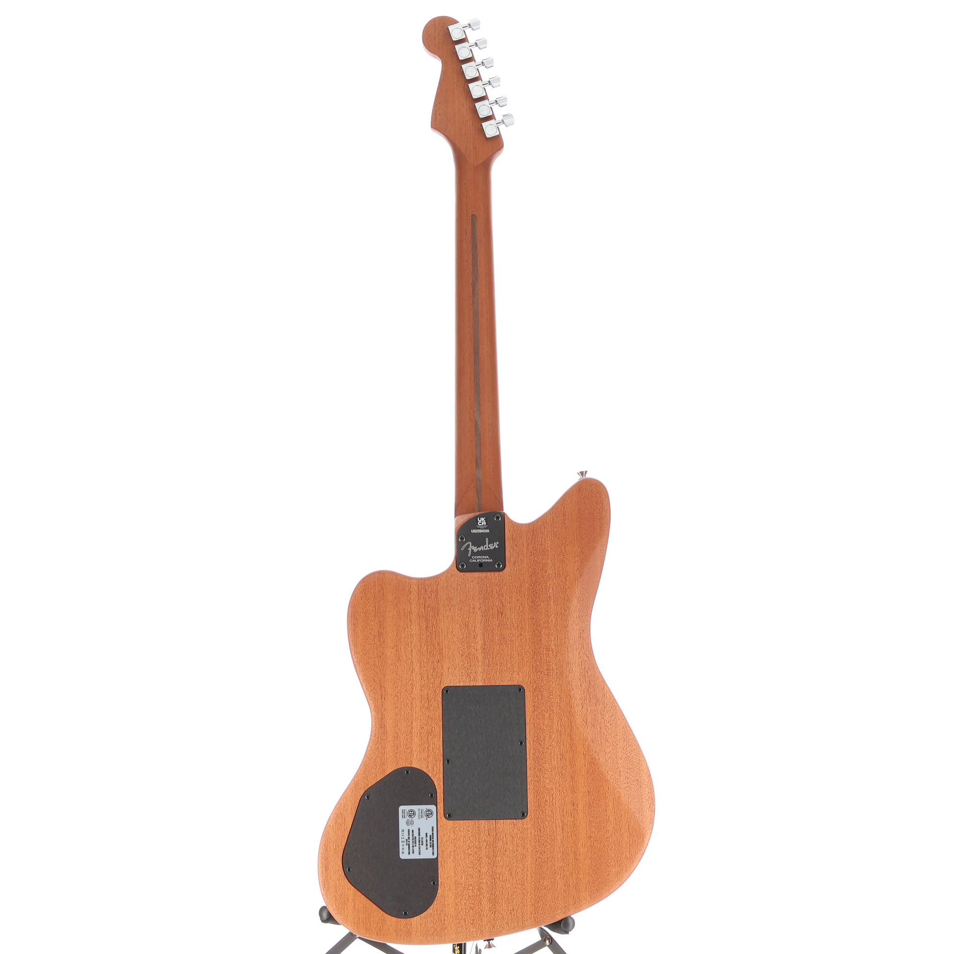 Fender American Acoustasonic Jazzmaster, Natural, Plays Great (V6) (8431A)