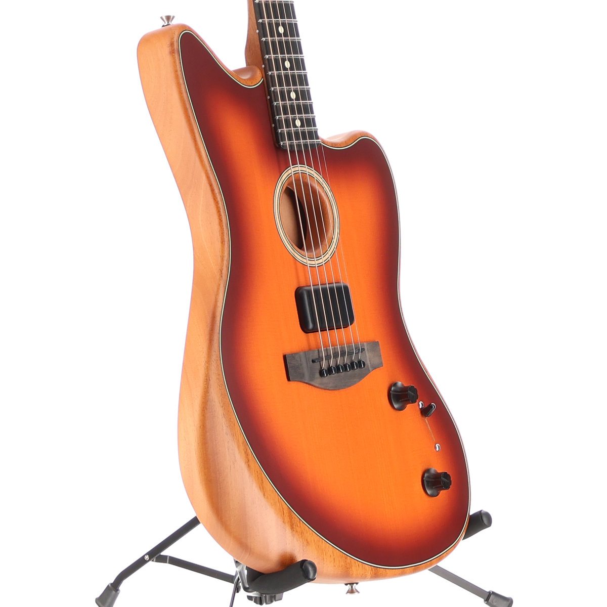 Fender American Acoustasonic Jazzmaster, Tobacco Sunburst, Ebony Fingerboard (Q3) (6298A)