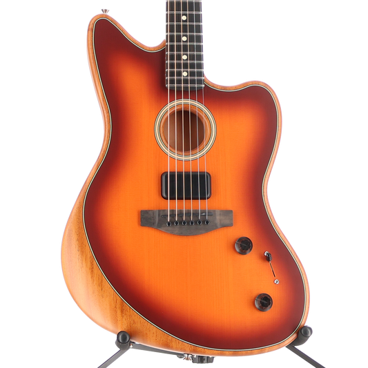 Fender American Acoustasonic Jazzmaster, Tobacco Sunburst, Ebony Fingerboard (Q3) (6298A)
