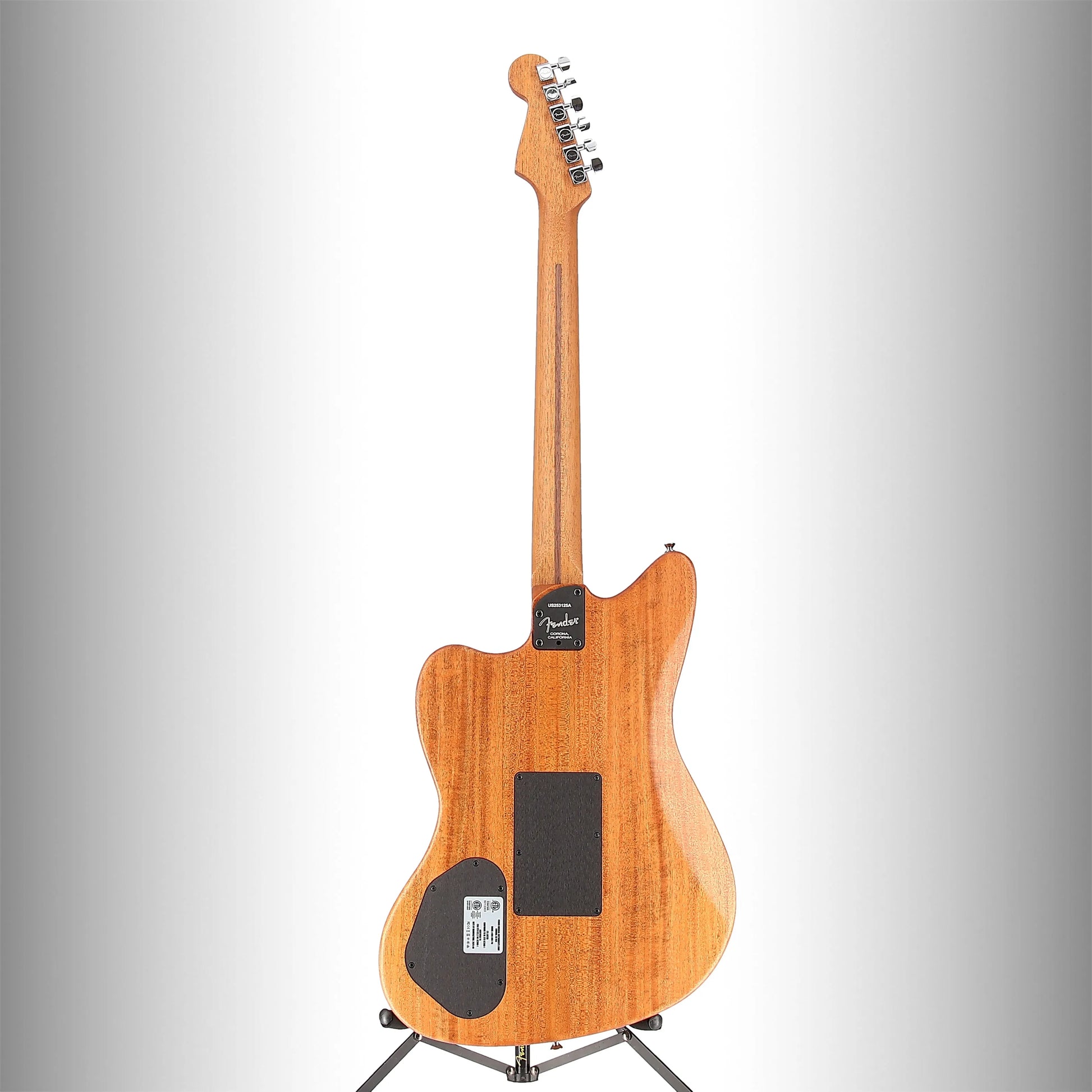 Fender American Acoustasonic Jazzmaster, Tungsten, Ebony Fingerboard (BB7) (3125A)