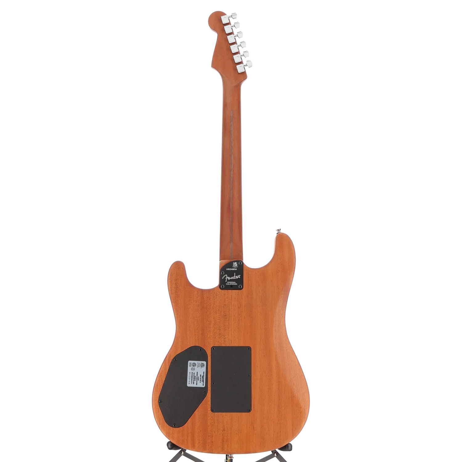 Fender American Acoustasonic Strat, Ebony Fingerboard, 3-Color Sunburst (AA12) (4863A)