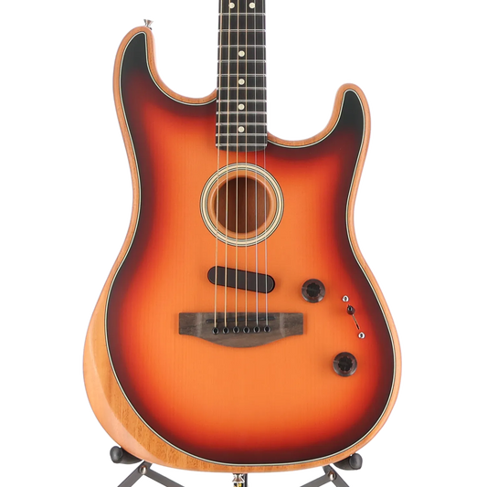 Fender American Acoustasonic Strat, Ebony Fingerboard, 3-Color Sunburst (U7) (4037A)