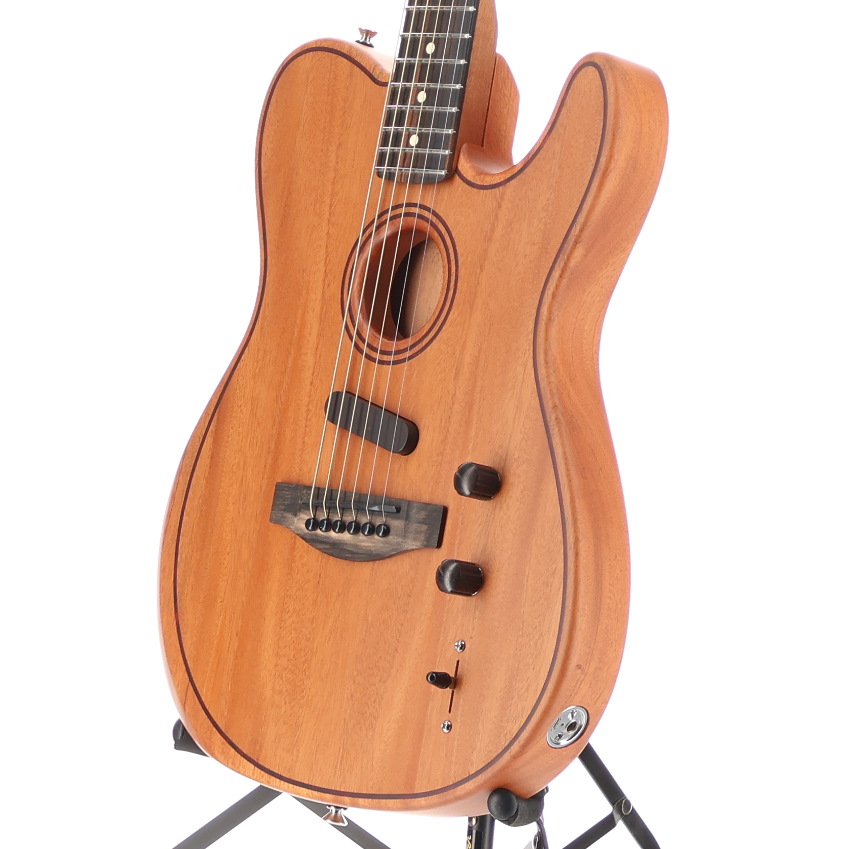 Fender American Acoustasonic Telecaster All-Mahogany, Ebony Fingerboard, Natural (C4) (3481A)