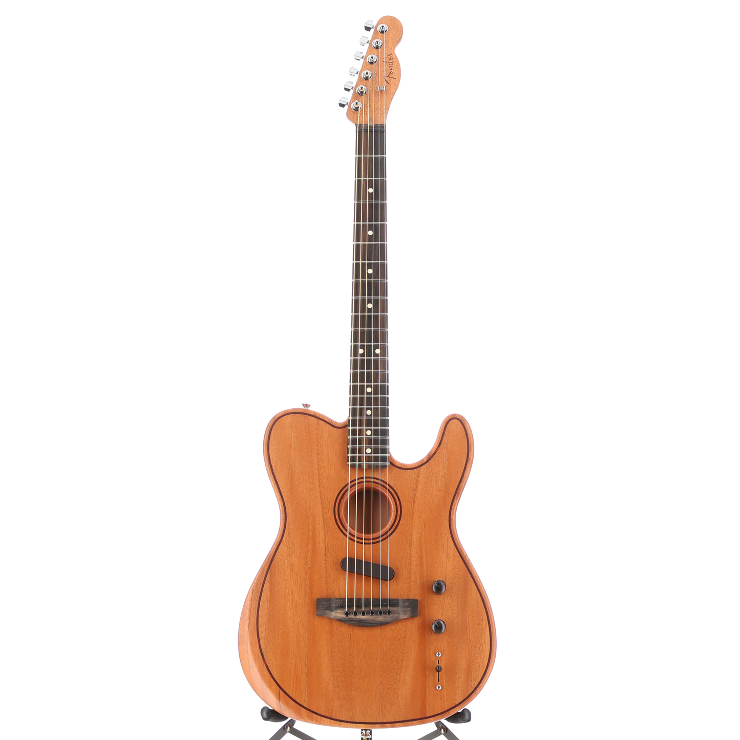 Fender American Acoustasonic Telecaster All-Mahogany, Ebony Fingerboard, Natural (C4) (3481A)
