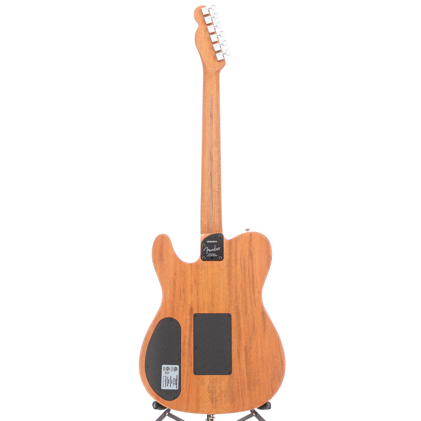 Fender American Acoustasonic Telecaster All-Mahogany, Ebony Fingerboard, Natural (C4) (3481A)