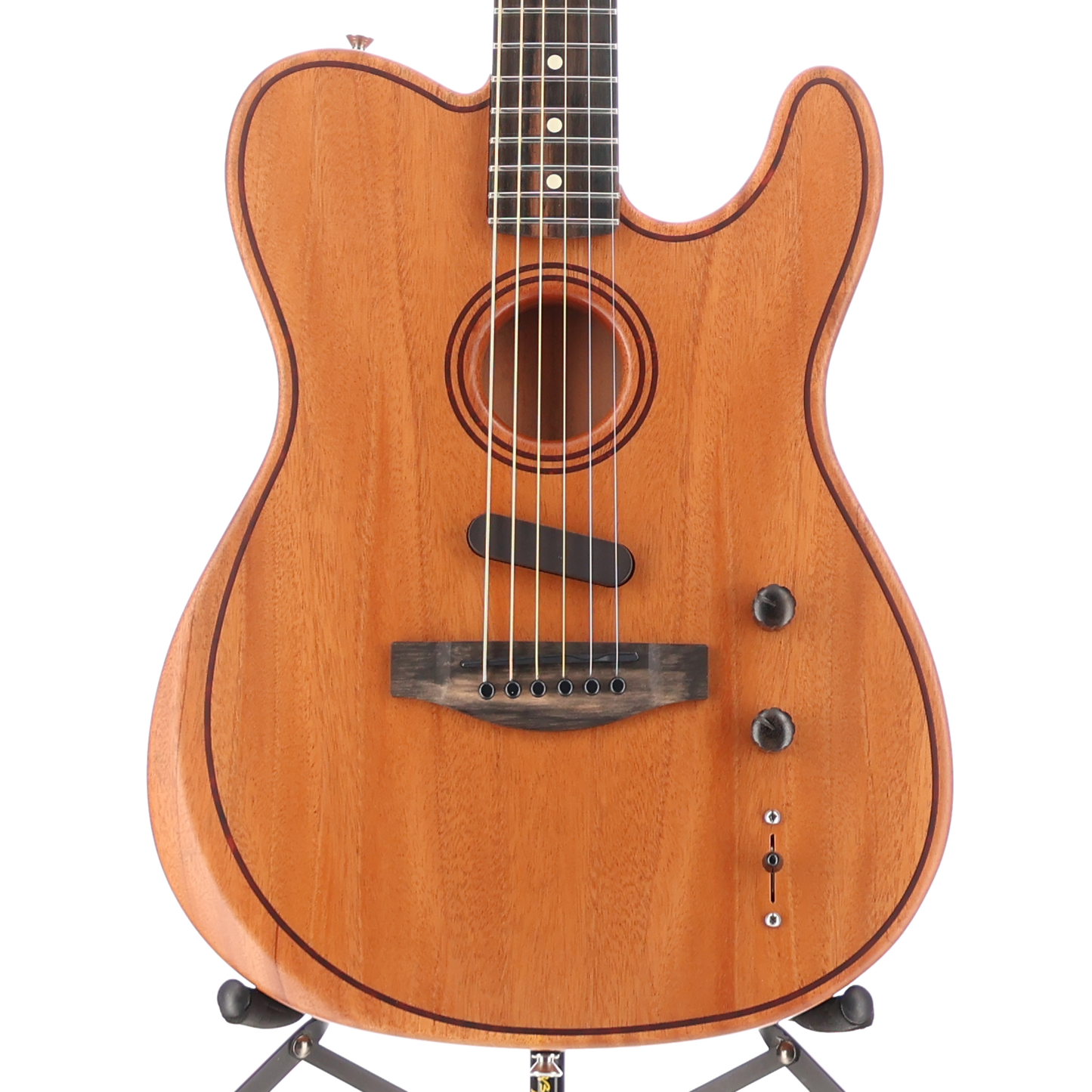 Fender American Acoustasonic Telecaster All-Mahogany, Ebony Fingerboard, Natural (C4) (3481A)