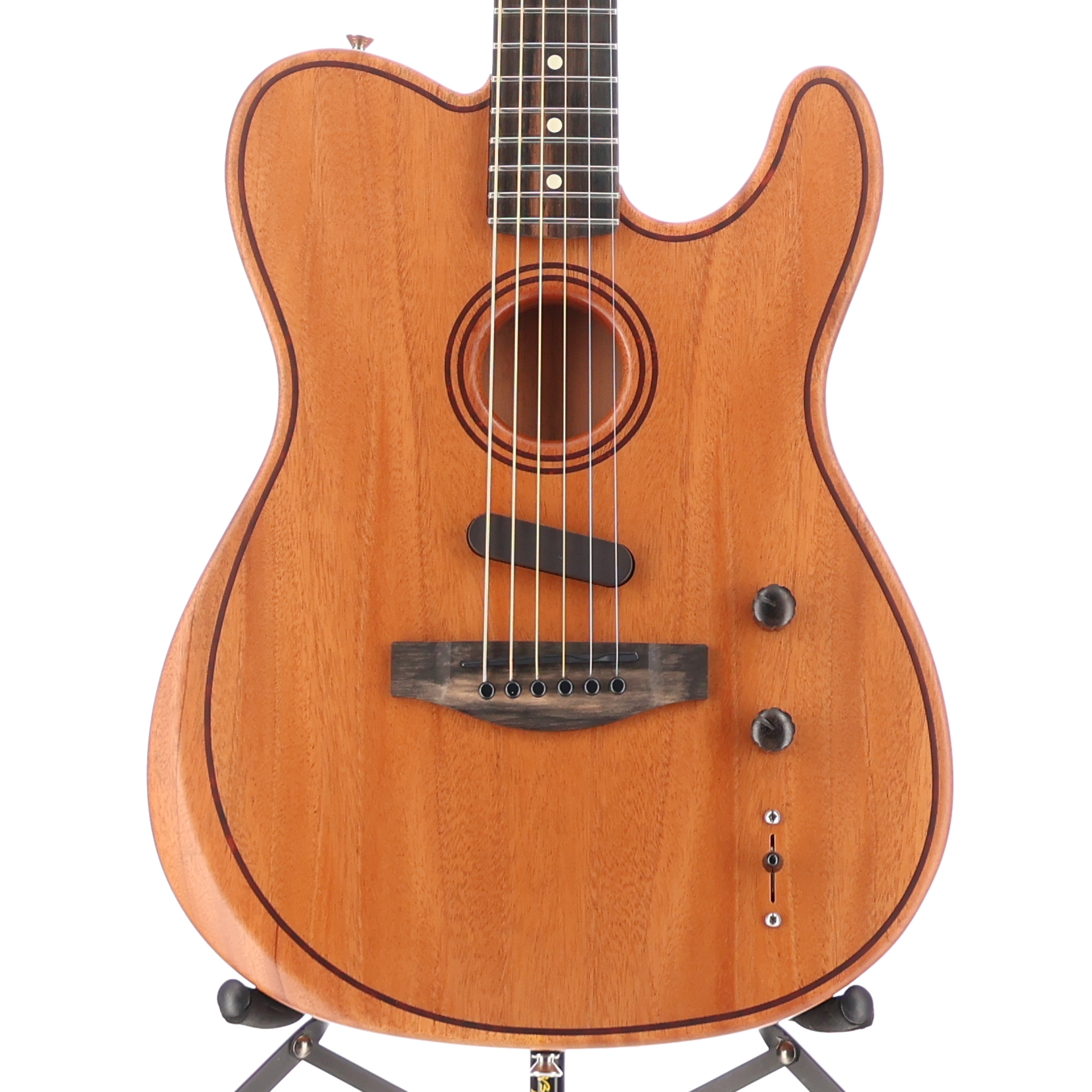 Fender American Acoustasonic Telecaster All-Mahogany, Ebony Fingerboard, Natural (C4) (3481A)