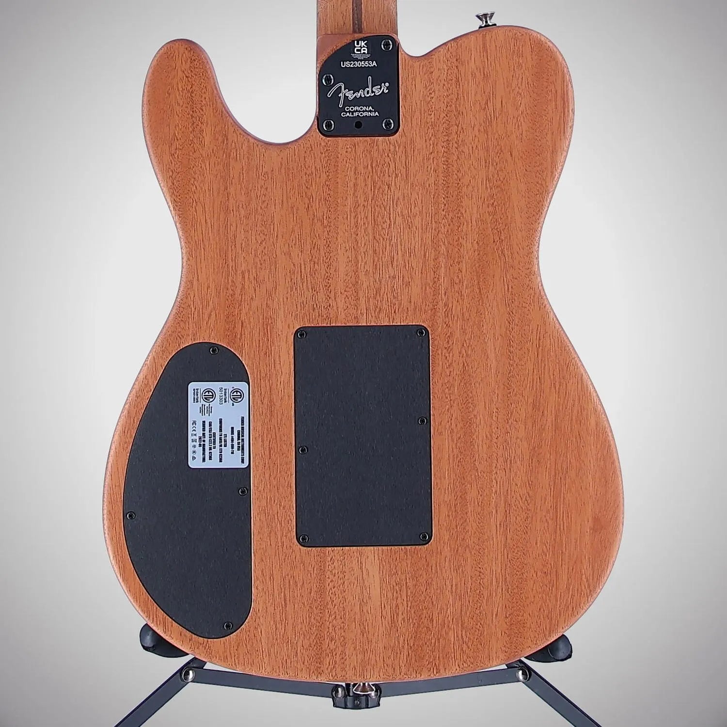 Fender American Acoustasonic Telecaster All-Mahogany, Ebony Fingerboard, Natural (EH6) (0553A)