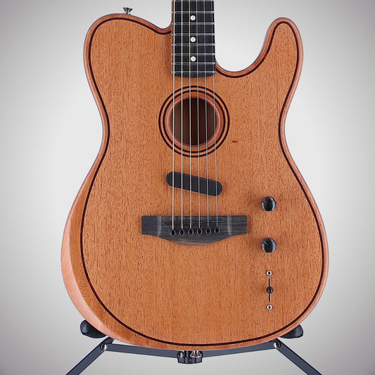 Fender American Acoustasonic Telecaster All-Mahogany, Ebony Fingerboard, Natural (EH6) (0553A)
