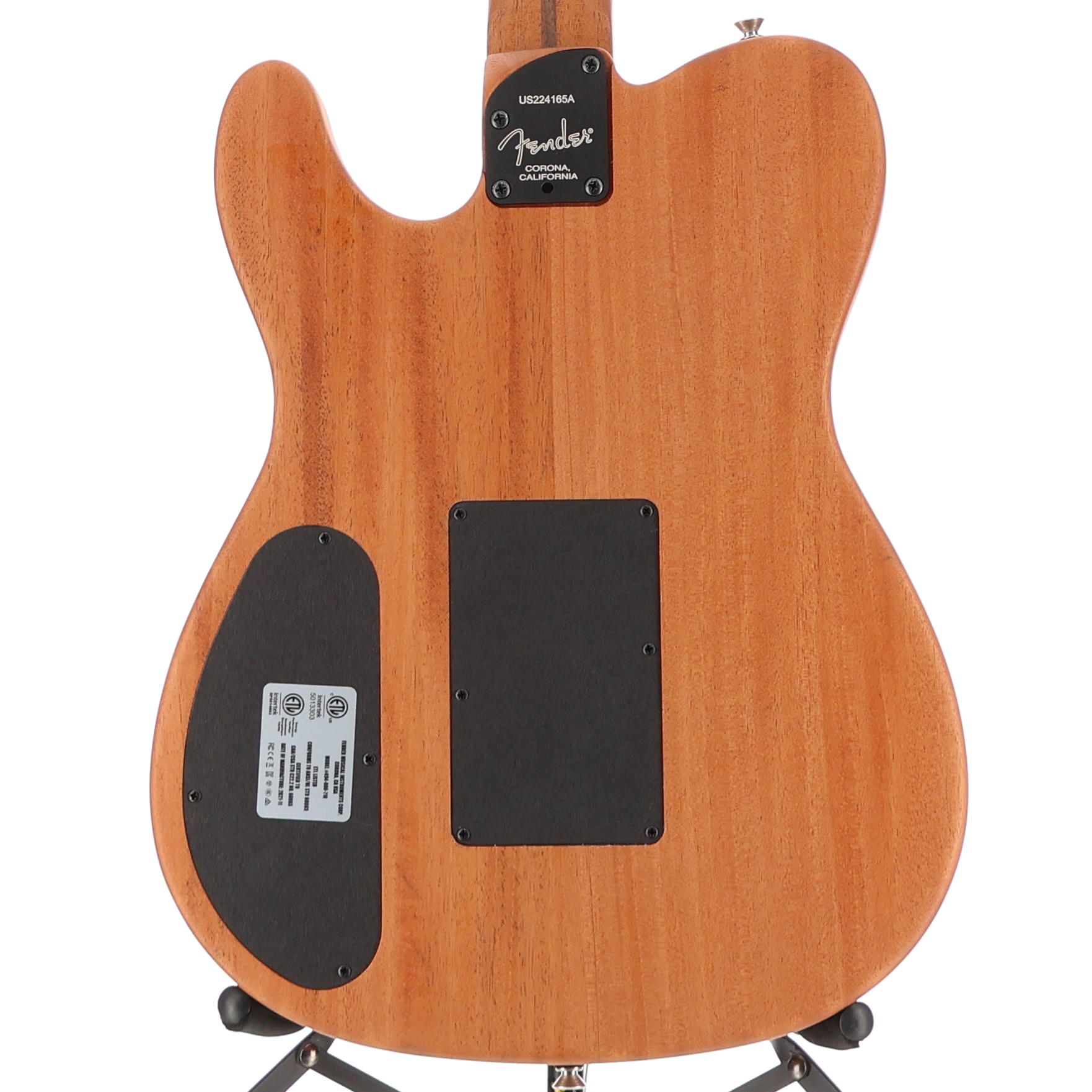 Fender American Acoustasonic Telecaster, Ebony Fingerboard, Crimson Red (G1) (4165A)