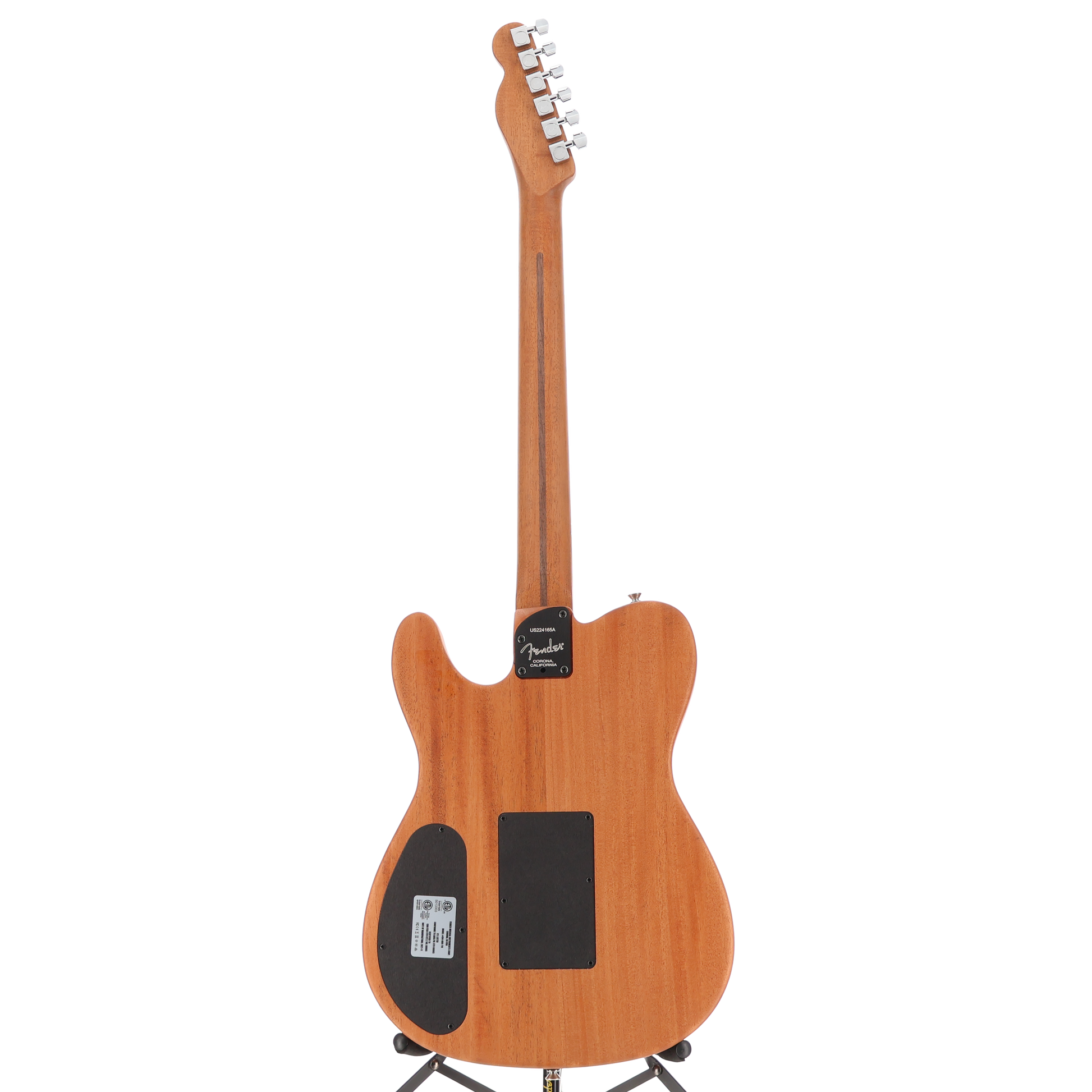 Fender American Acoustasonic Telecaster, Ebony Fingerboard, Crimson Red (G1) (4165A)