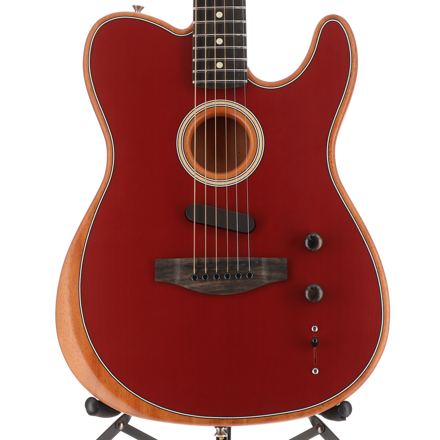 Fender American Acoustasonic Telecaster, Ebony Fingerboard, Crimson Red (G1) (4165A)