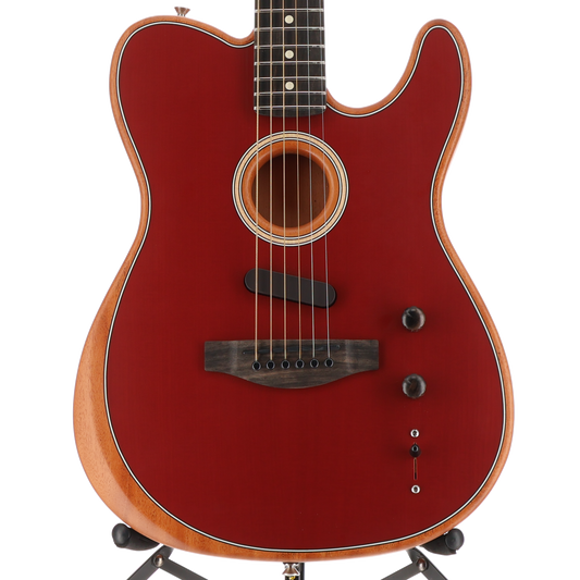 Fender American Acoustasonic Telecaster, Ebony Fingerboard, Crimson Red (G1) (4165A)