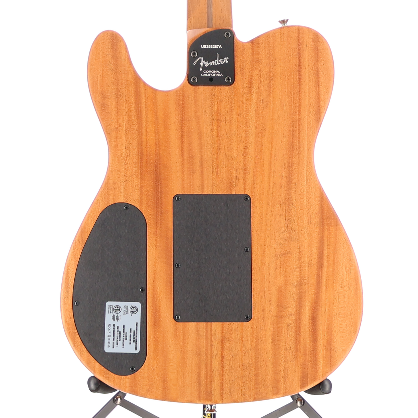 Fender American Acoustasonic Telecaster, Ebony Fingerboard, Natural (B1) (3287A)