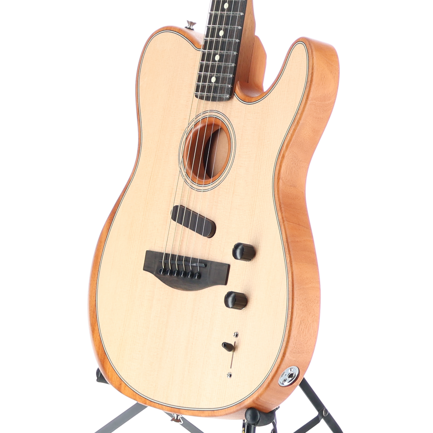 Fender American Acoustasonic Telecaster, Ebony Fingerboard, Natural (B1) (3287A)