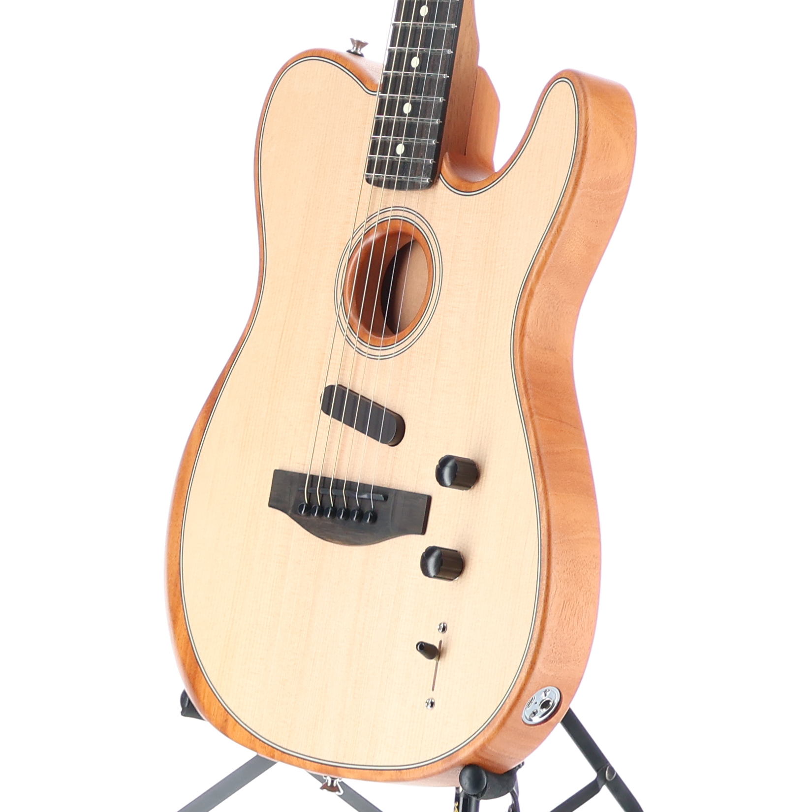 Fender American Acoustasonic Telecaster, Ebony Fingerboard, Natural (B1) (3287A)