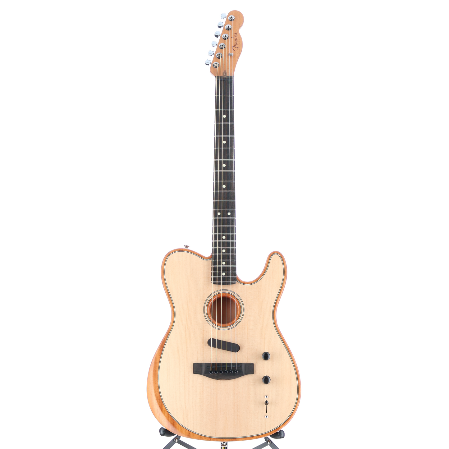Fender American Acoustasonic Telecaster, Ebony Fingerboard, Natural (B1) (3287A)