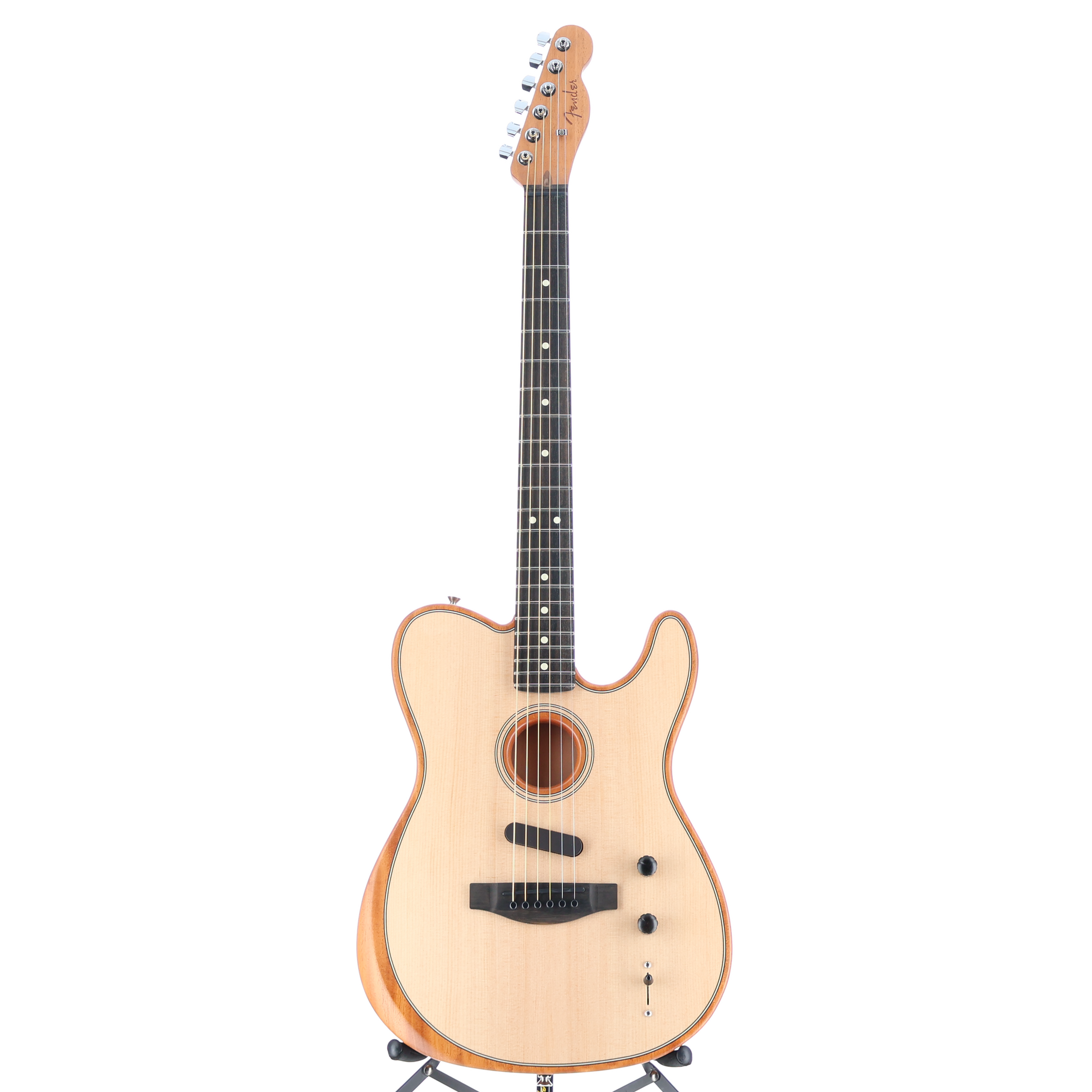 Fender American Acoustasonic Telecaster, Ebony Fingerboard, Natural (B1) (3287A)