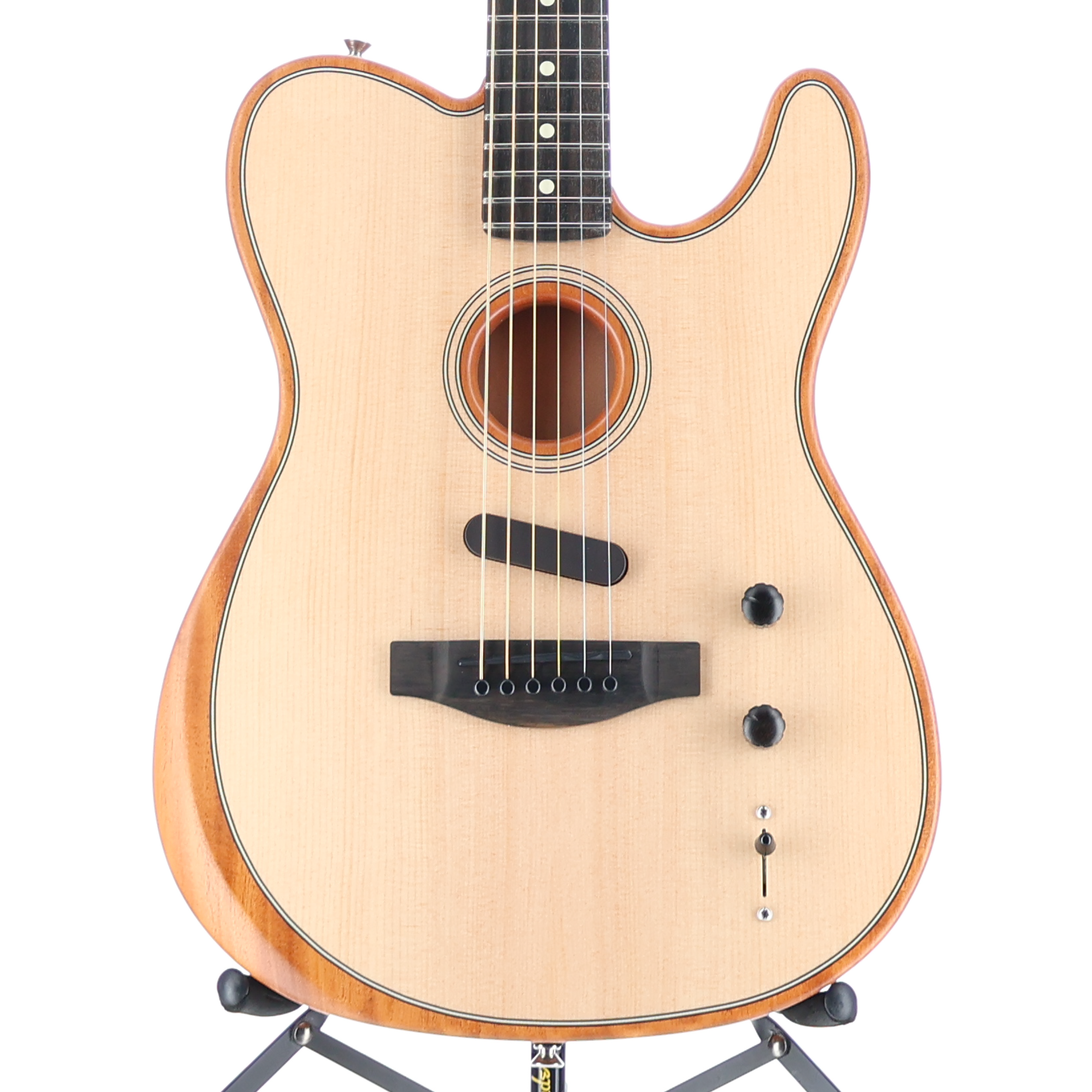 Fender American Acoustasonic Telecaster, Ebony Fingerboard, Natural (B1) (3287A)