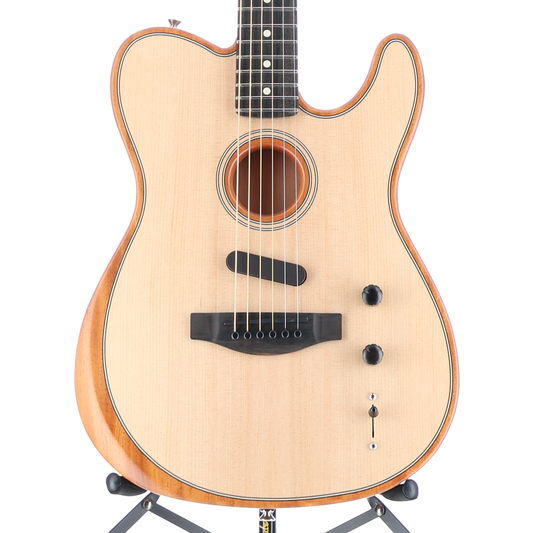 Fender American Acoustasonic Telecaster, Ebony Fingerboard, Natural (B1) (3287A)