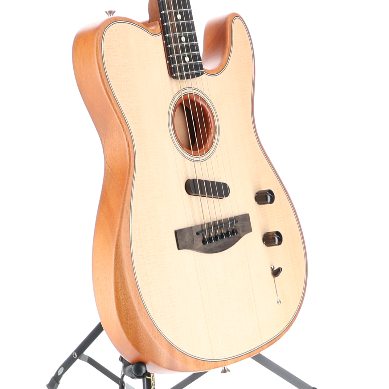 Fender American Acoustasonic Telecaster, Ebony Fingerboard, Natural (C8) (3115A)