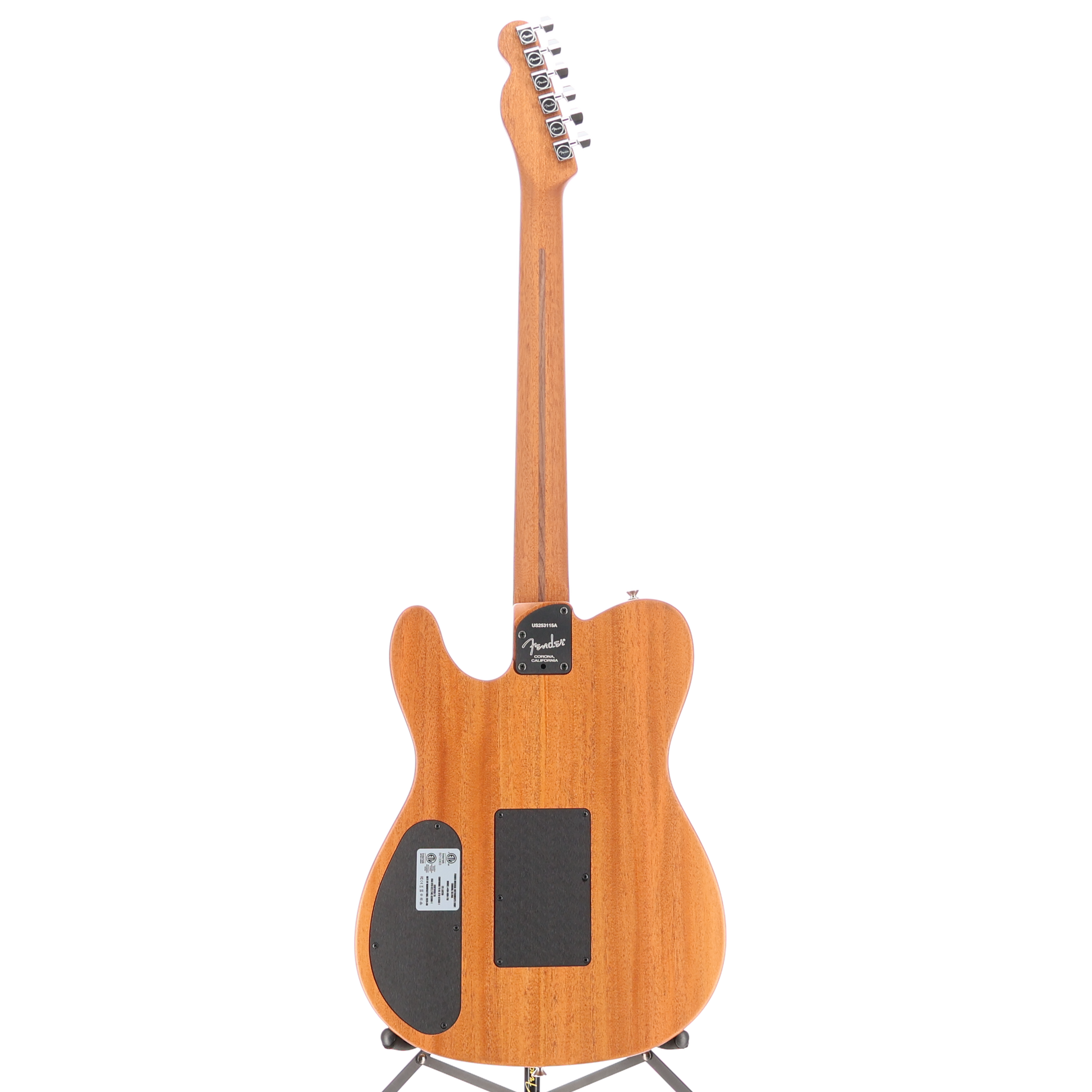 Fender American Acoustasonic Telecaster, Ebony Fingerboard, Natural (C8) (3115A)