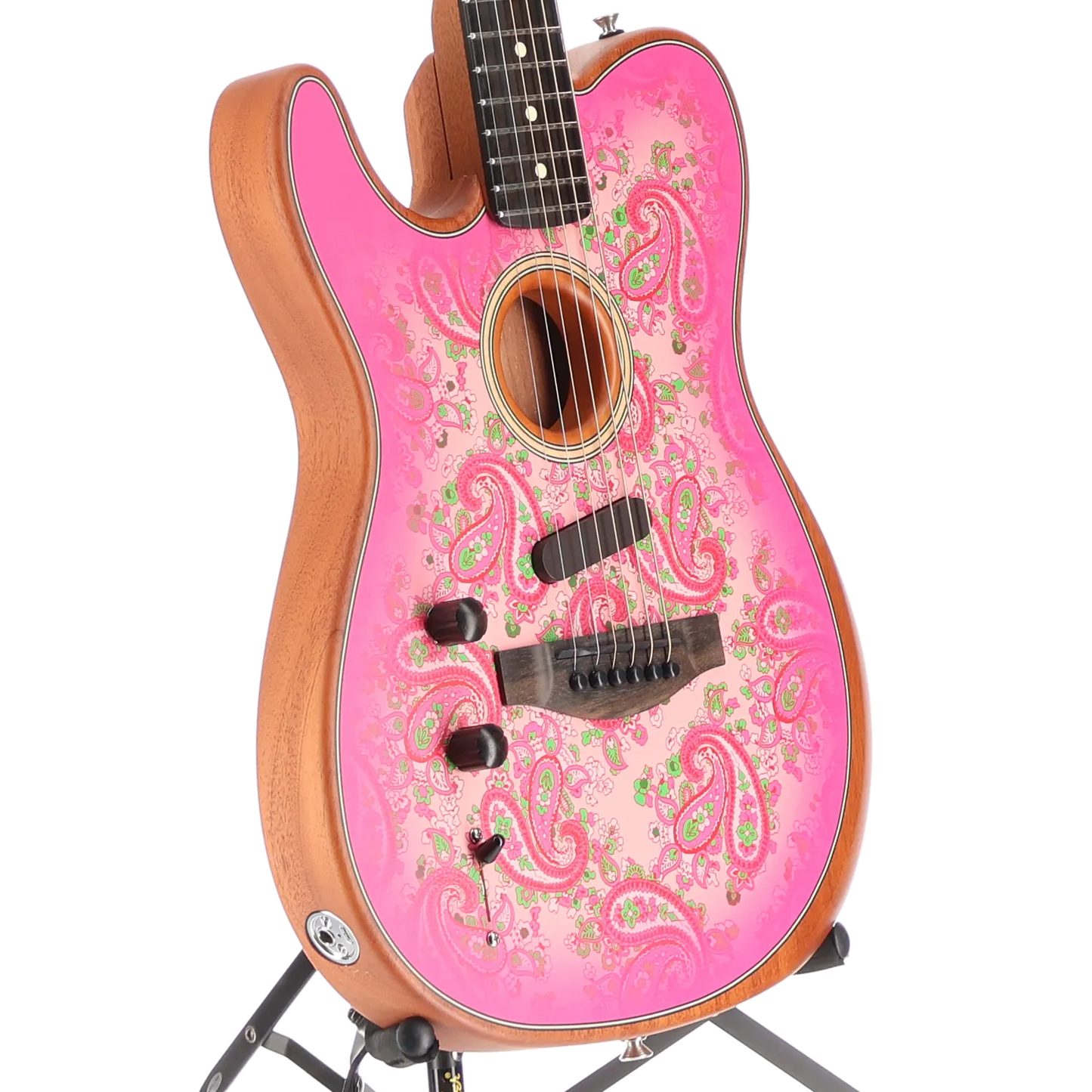Fender American Acoustasonic Telecaster, Pink Paisley (M7) (4550A)
