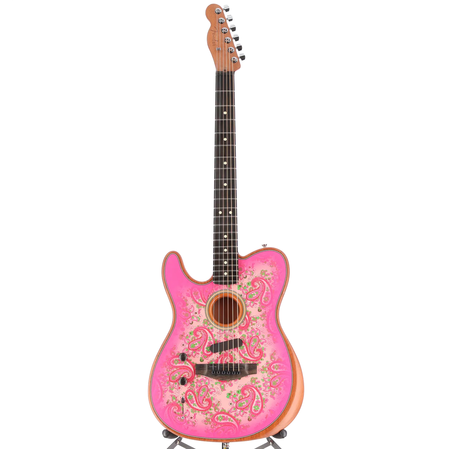 Fender American Acoustasonic Telecaster, Pink Paisley (M7) (4550A)