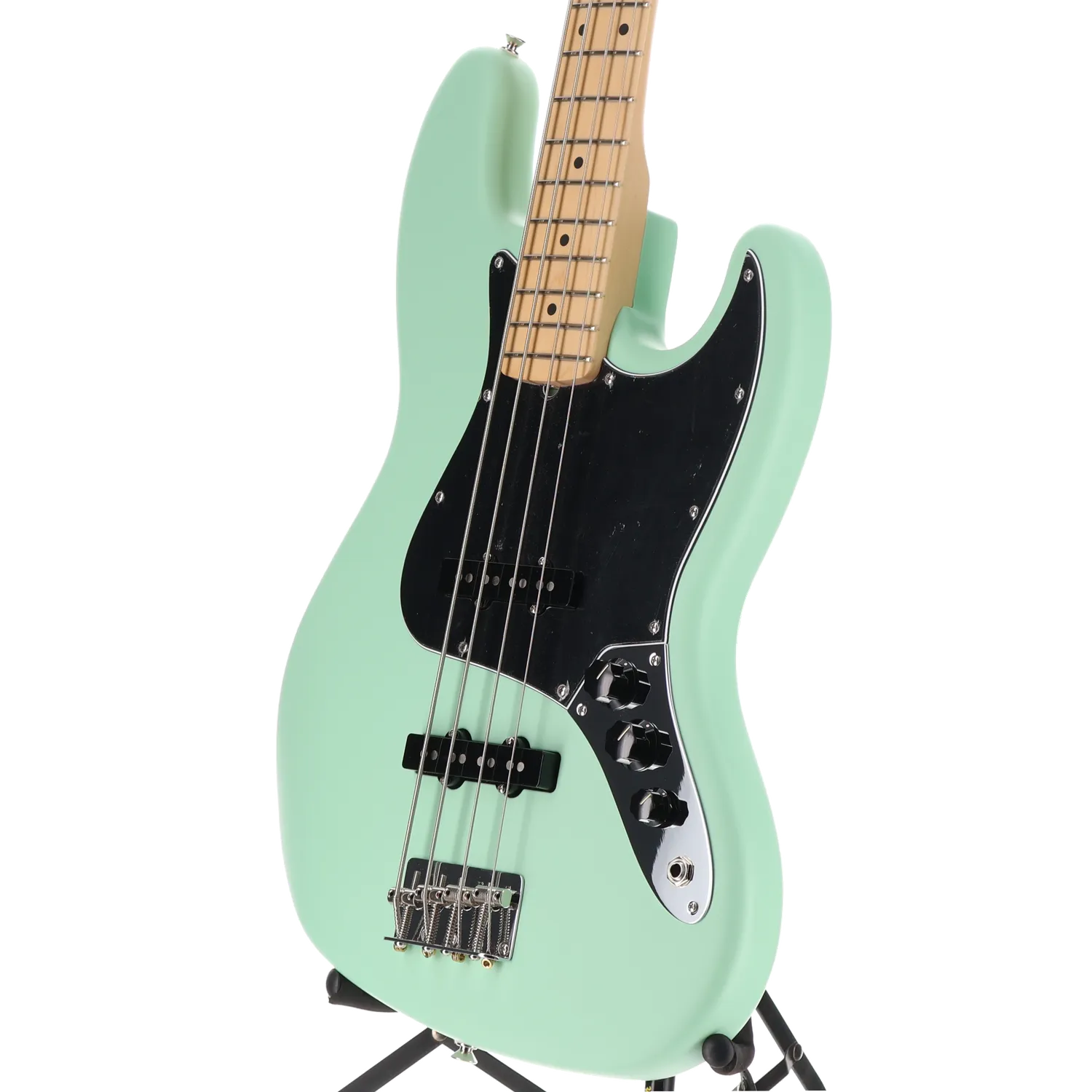 Fender American Performer Jazz Bass, Maple Fingerboard, Satin Surf Green (G2) (16276)