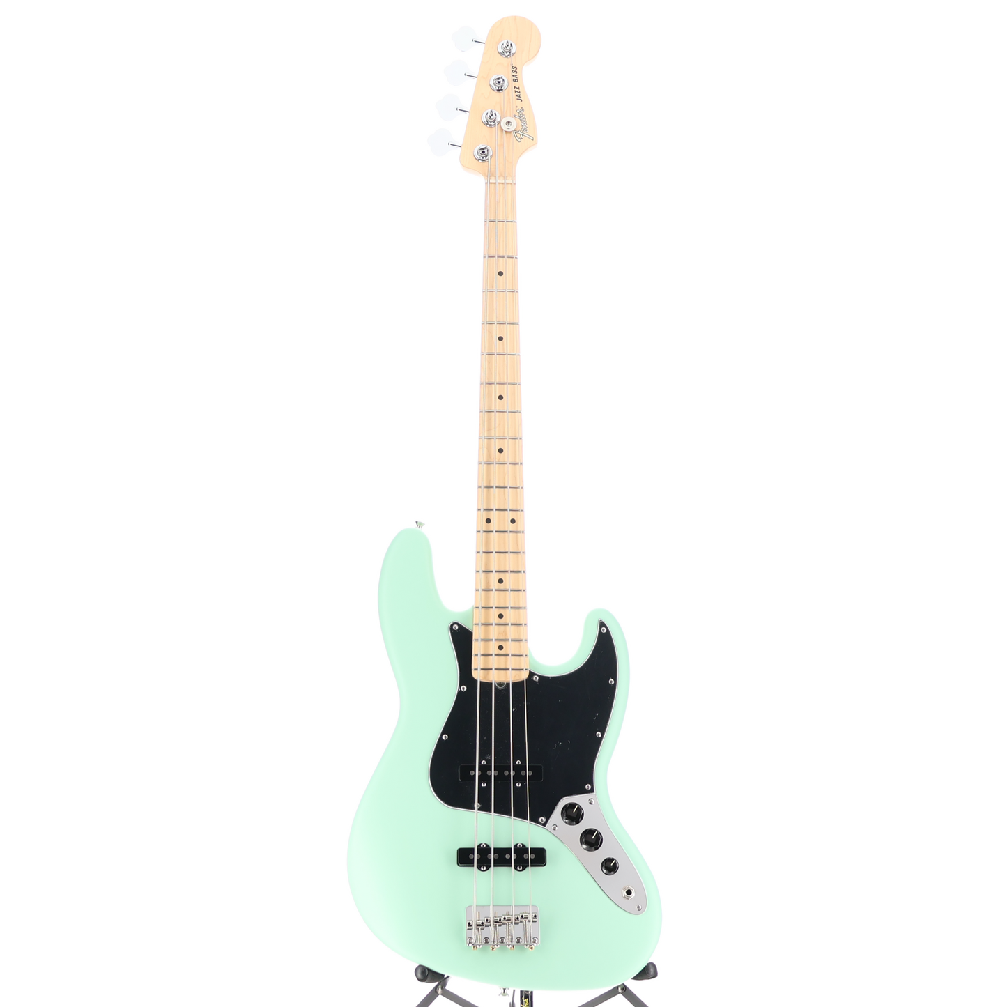 Fender American Performer Jazz Bass, Maple Fingerboard, Satin Surf Green (G2) (16276)