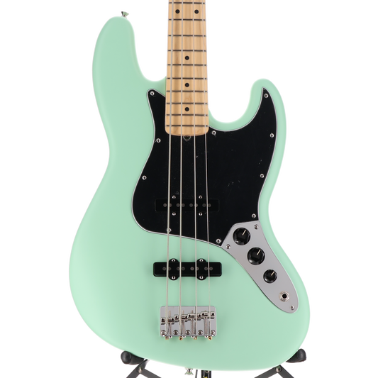 Fender American Performer Jazz Bass, Maple Fingerboard, Satin Surf Green (G2) (16276)