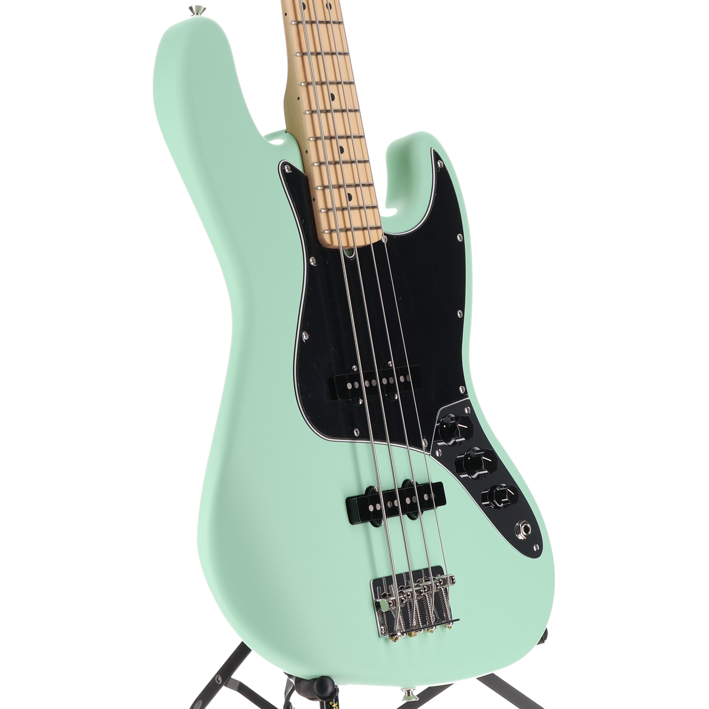 Fender American Performer Jazz Bass, Maple Fingerboard, Satin Surf Green (SR) (16267)