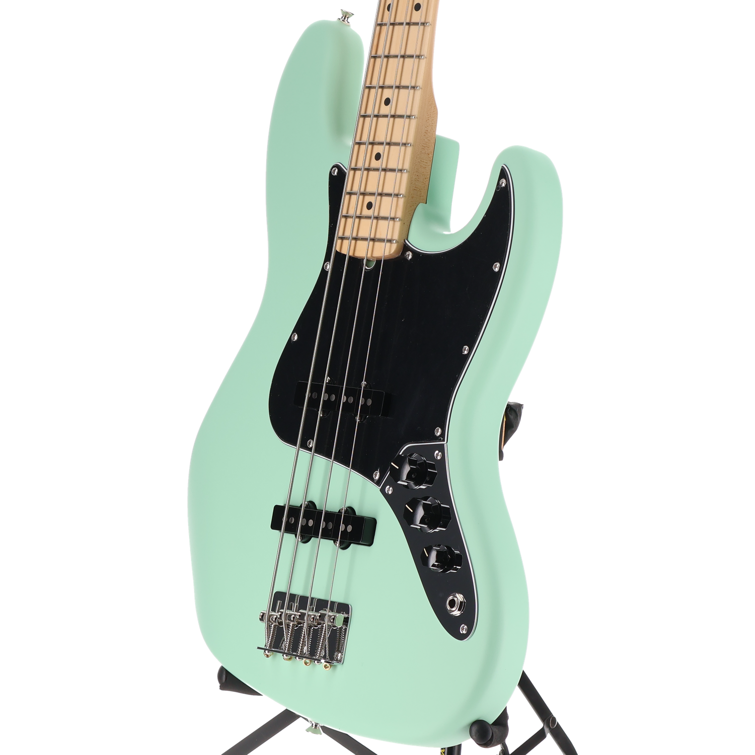 Fender American Performer Jazz Bass, Maple Fingerboard, Satin Surf Green (SR) (16267)