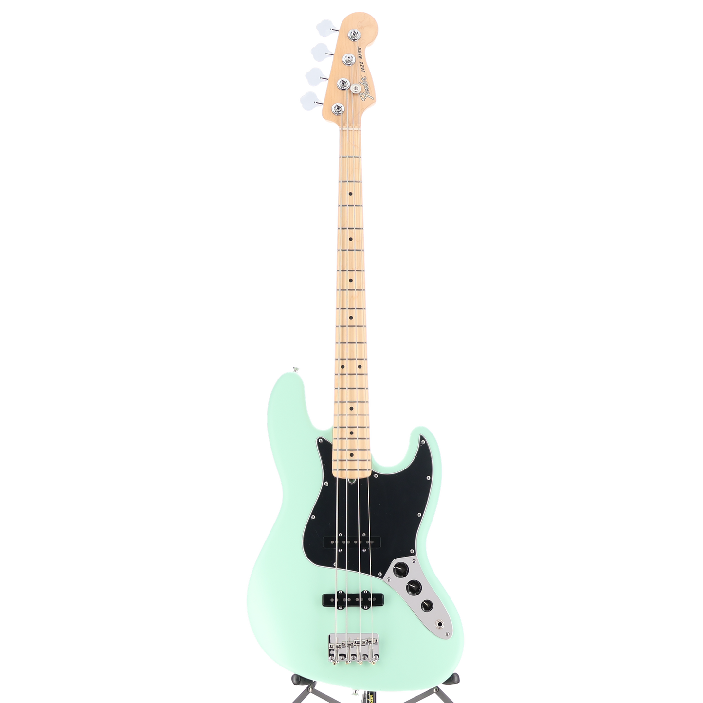 Fender American Performer Jazz Bass, Maple Fingerboard, Satin Surf Green (SR) (16267)