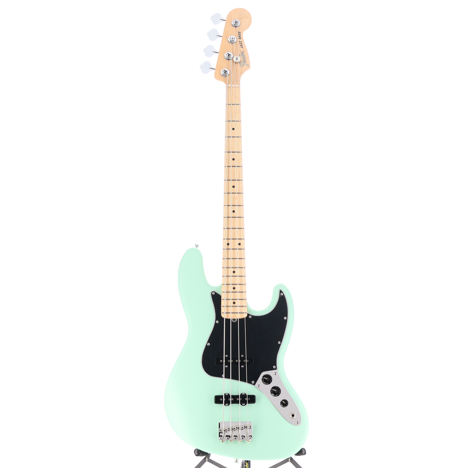 Fender American Performer Jazz Bass, Maple Fingerboard, Satin Surf Green (SR) (16267)