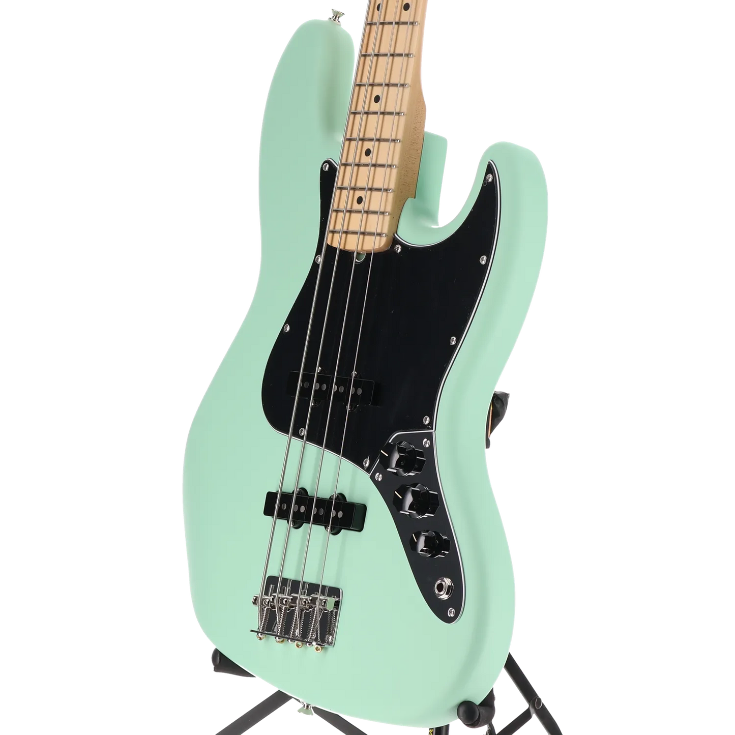 Fender American Performer Jazz Bass, Maple Fingerboard, Satin Surf Green (W12) (16267)