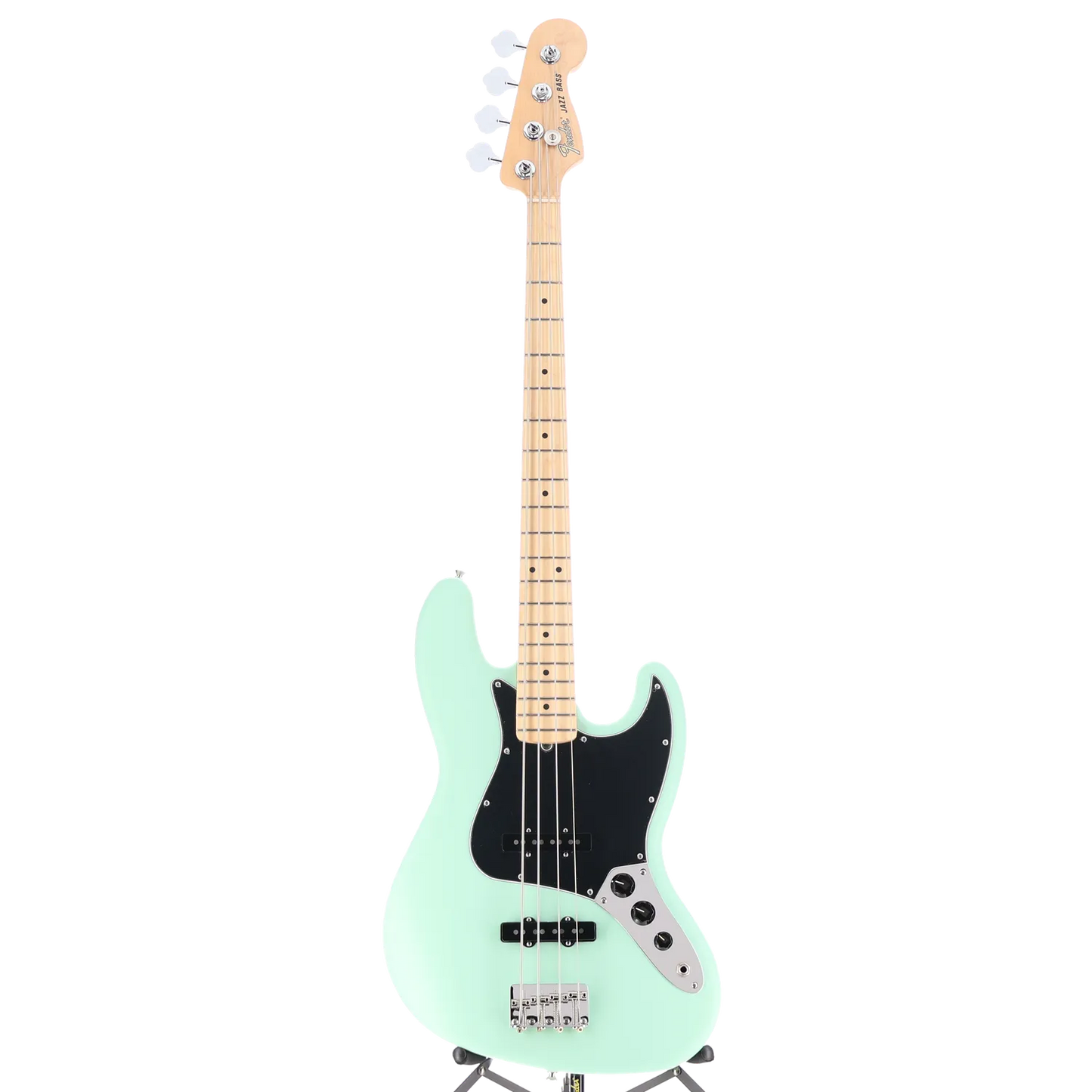 Fender American Performer Jazz Bass, Maple Fingerboard, Satin Surf Green (W12) (16267)