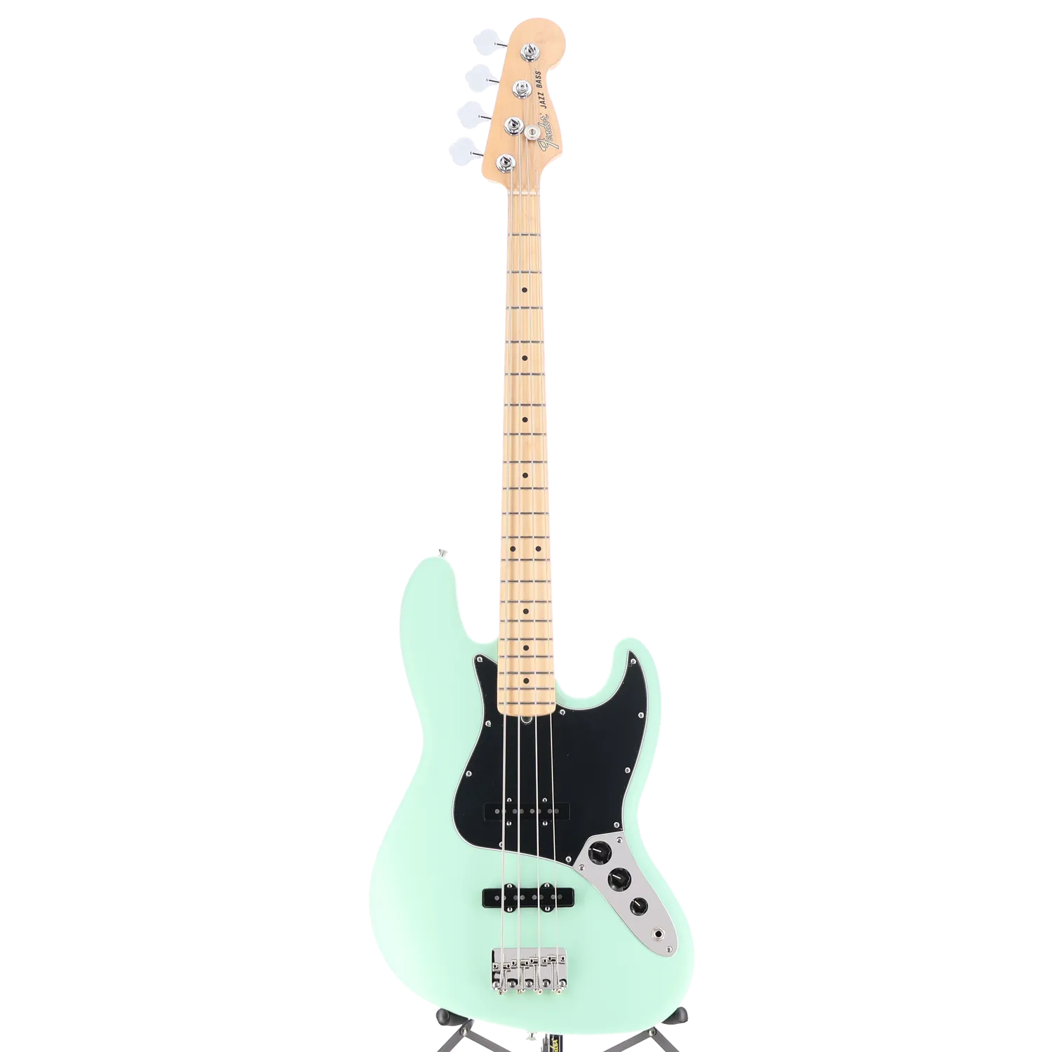 Fender American Performer Jazz Bass, Maple Fingerboard, Satin Surf Green (W12) (16267)