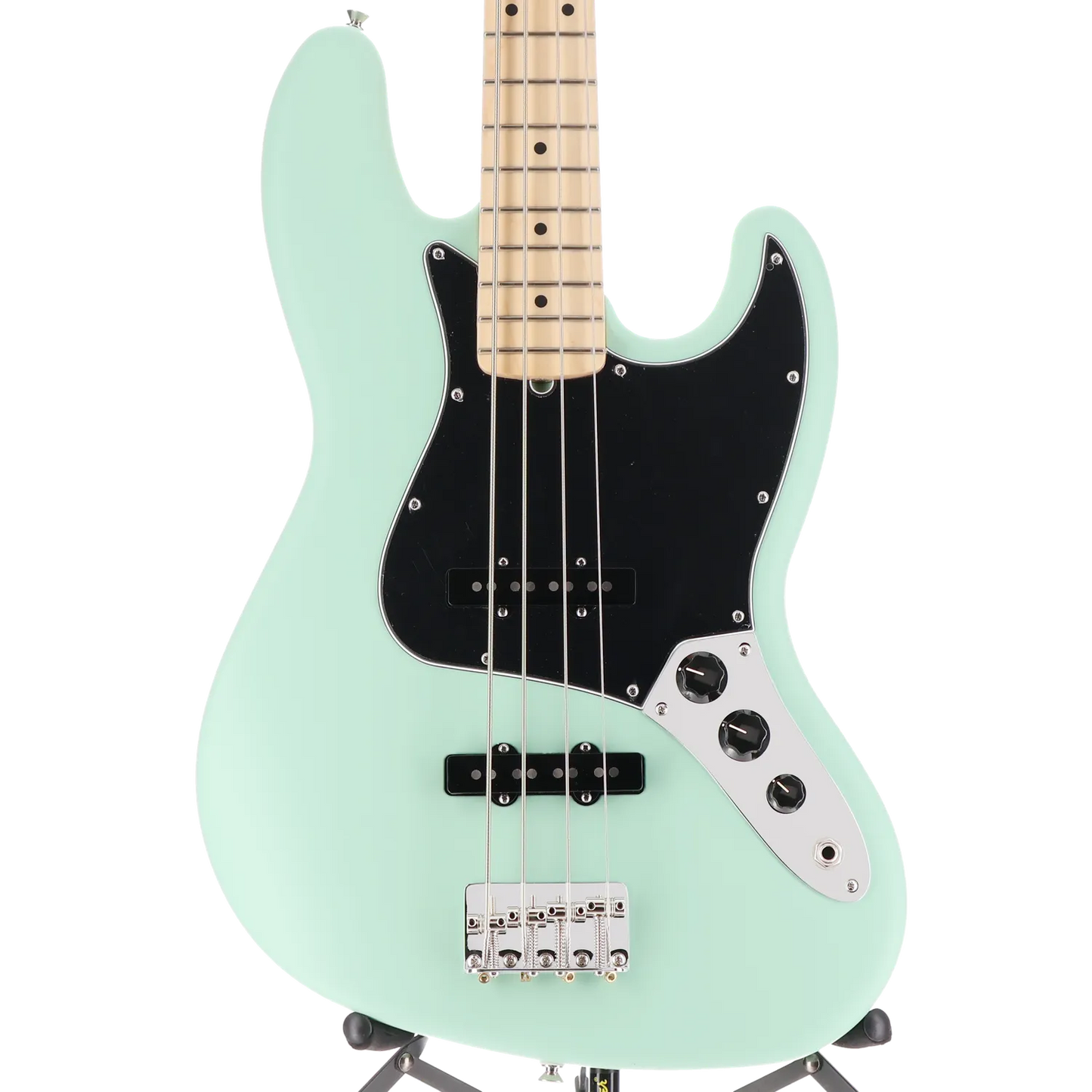 Fender American Performer Jazz Bass, Maple Fingerboard, Satin Surf Green (W12) (16267)