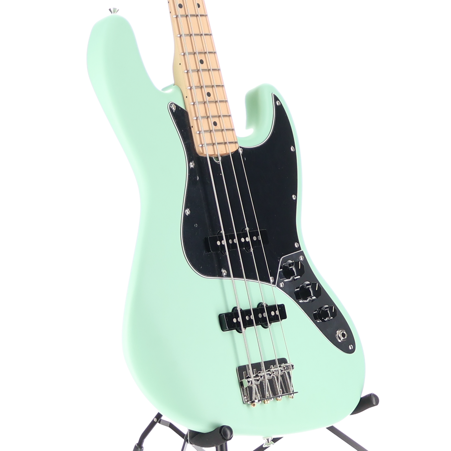 Fender American Performer Jazz Bass, Satin Surf Green, Pro Setup (T12) (10573)