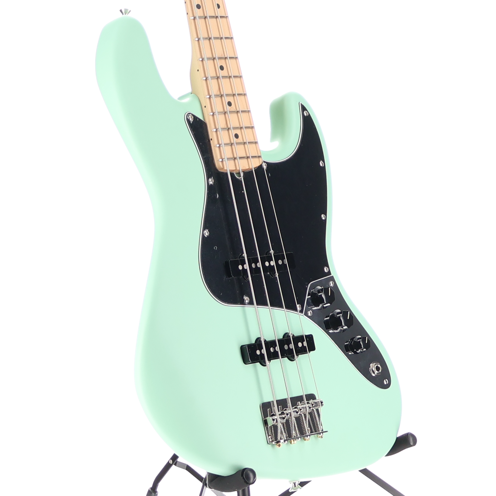 Fender American Performer Jazz Bass, Satin Surf Green, Pro Setup (T12) (10573)