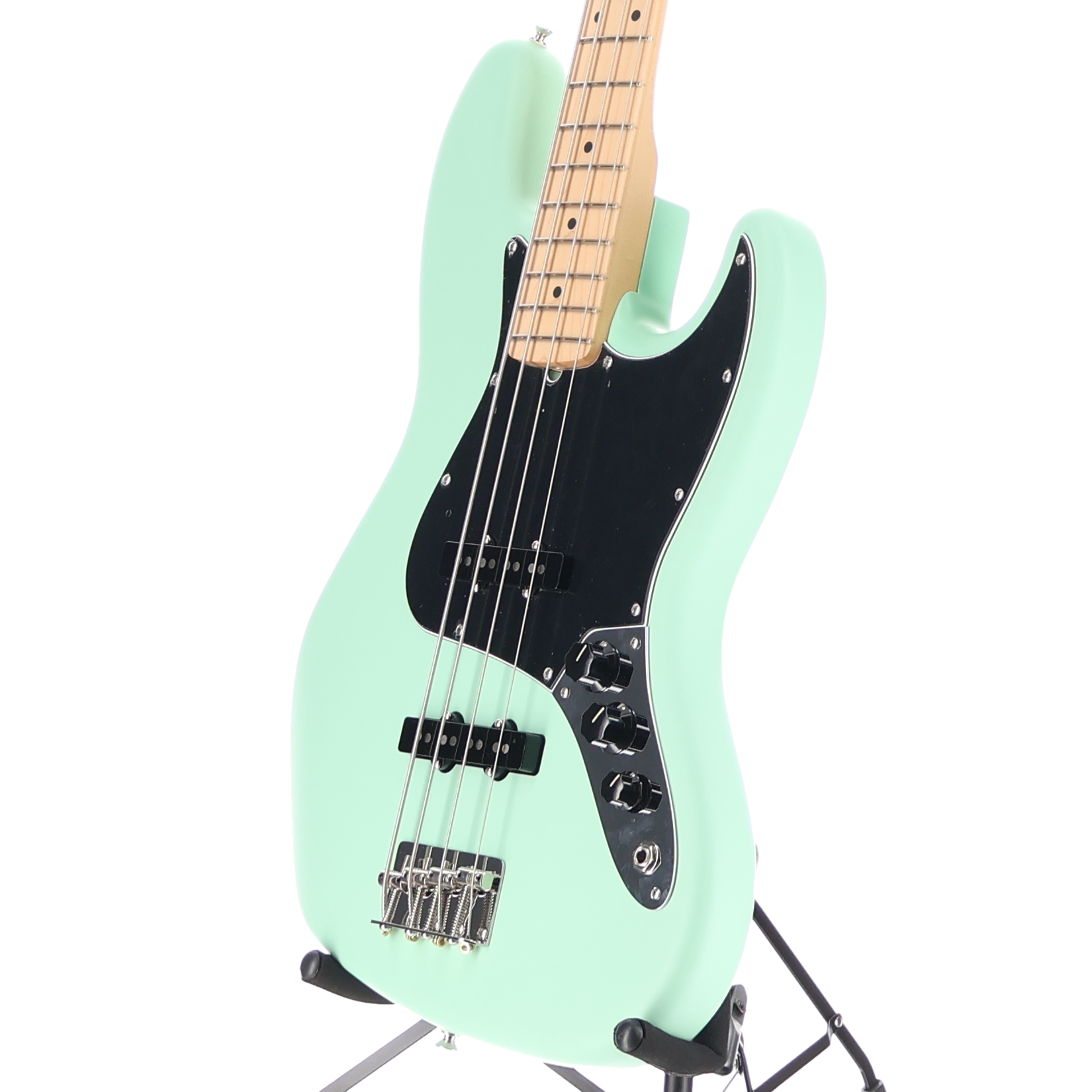Fender American Performer Jazz Bass, Satin Surf Green, Pro Setup (T12) (10573)