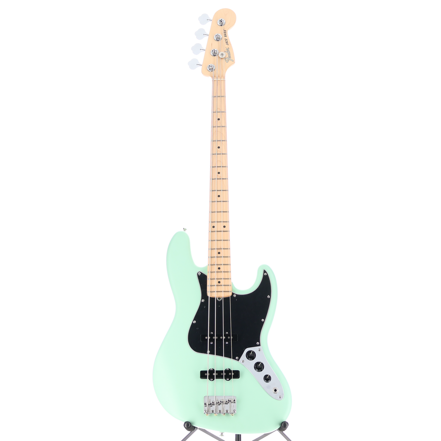 Fender American Performer Jazz Bass, Satin Surf Green, Pro Setup (T12) (10573)