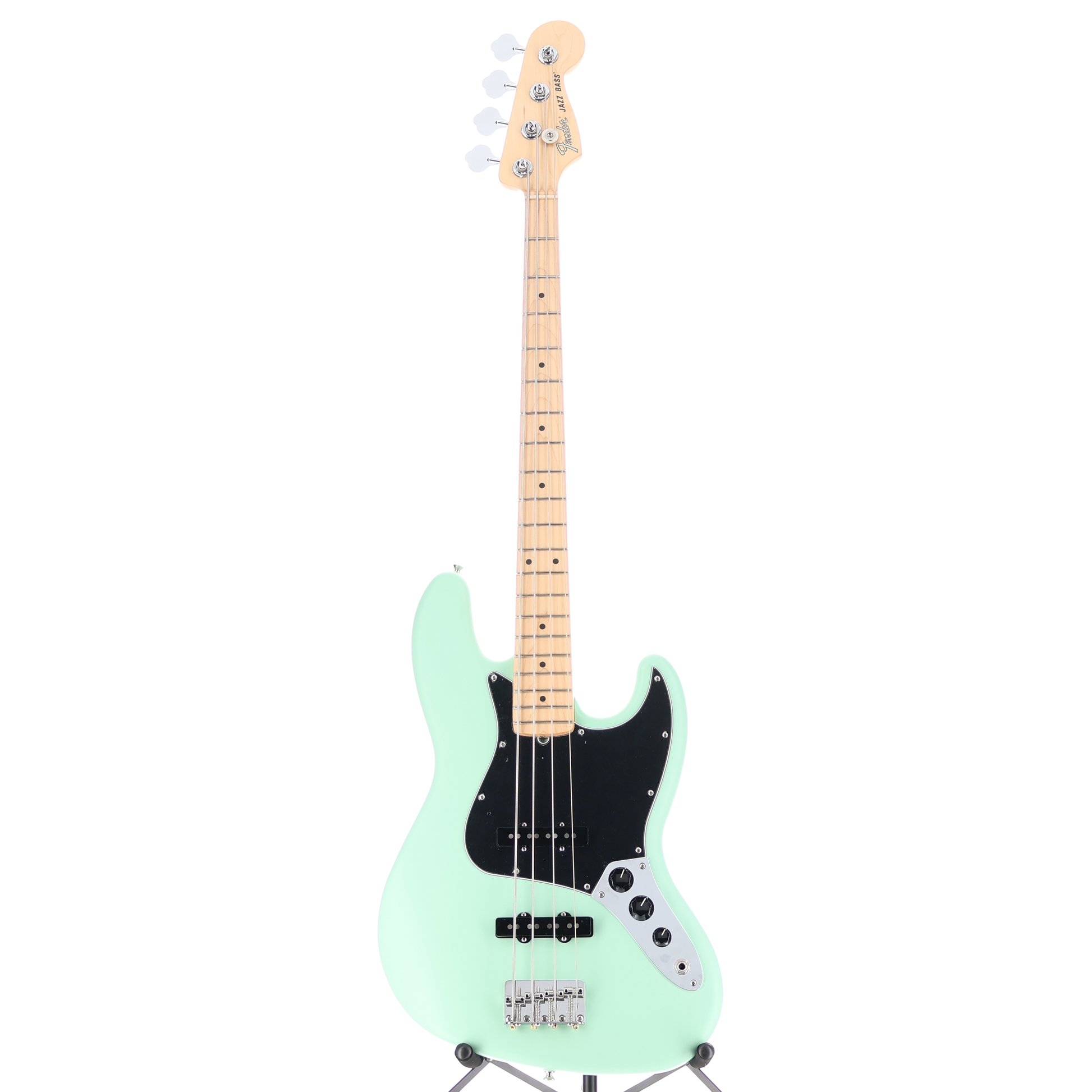 Fender American Performer Jazz Bass, Satin Surf Green, Pro Setup (T12) (10573)
