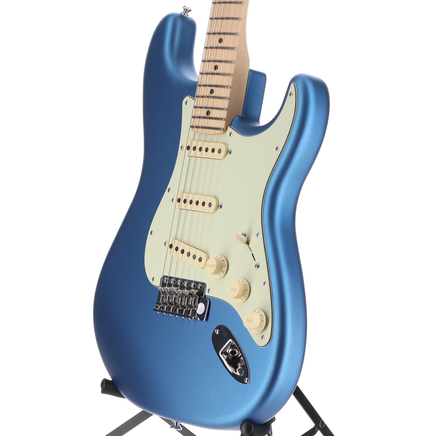 Fender American Performer Stratocaster, Maple Fingerboard, Satin Lake Placid Blue (A4) (05535)