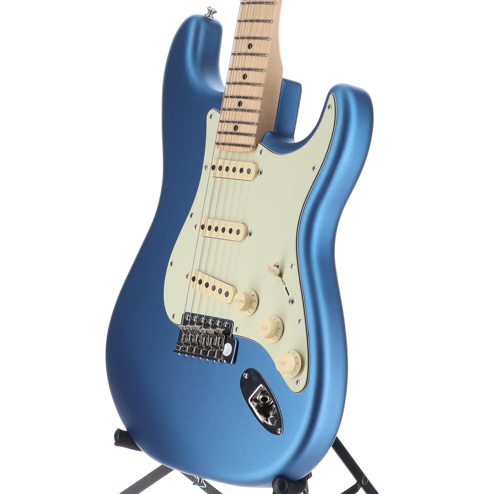Fender American Performer Stratocaster, Maple Fingerboard, Satin Lake Placid Blue (A4) (05535)