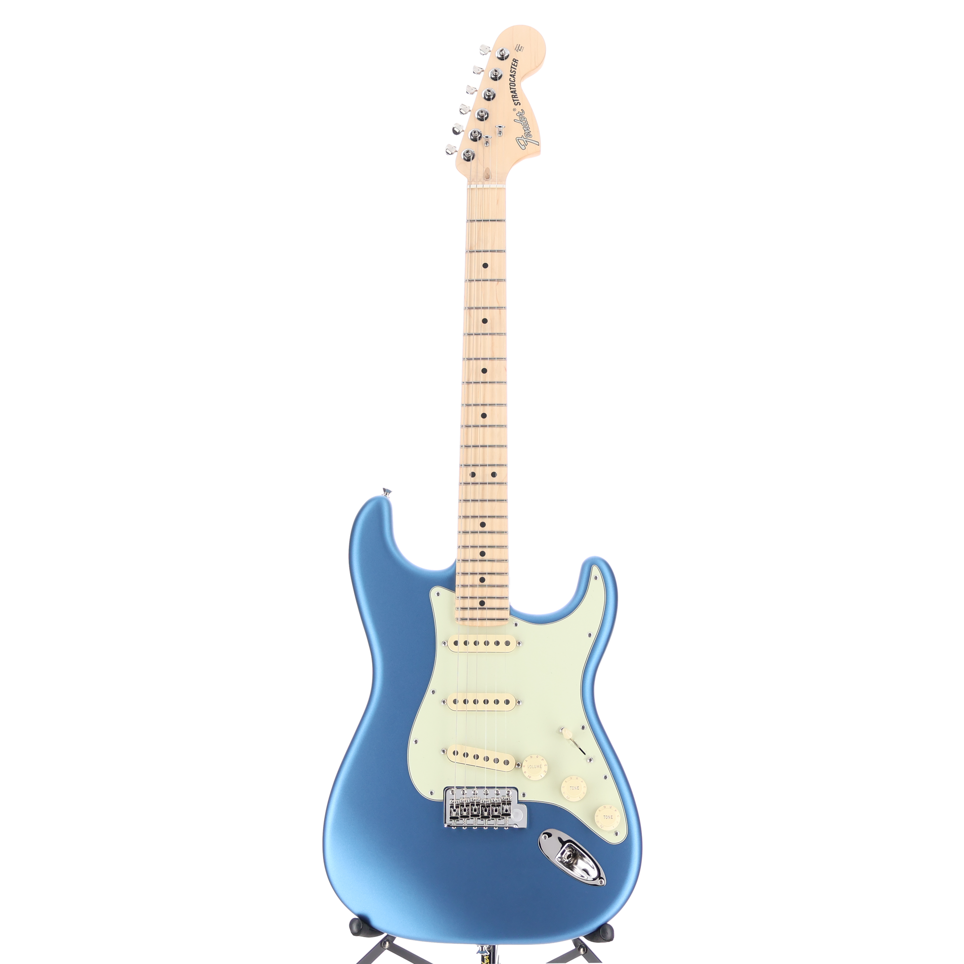 Fender American Performer Stratocaster, Maple Fingerboard, Satin Lake Placid Blue (A4) (05535)