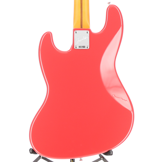 Fender American Professional Classic Jazz Bass, Maple Fingerboard, Faded Dakota Red (B5) (03010)